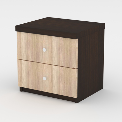 SBST 202 Bed Side Cupboard (2 Drawer)